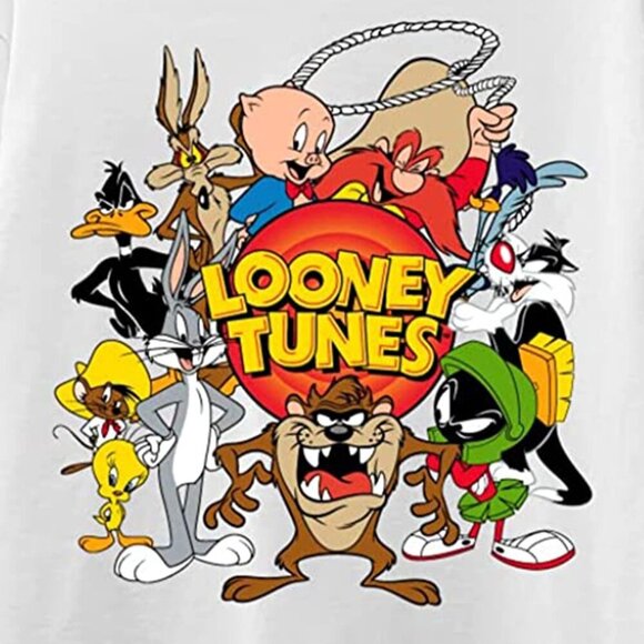 Mens Classic Shirt Marvin Long Sleeve Tee - Space Jam 90’s Long Sleeve T-Shirt - Picture 2 of 6